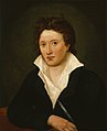 Percy Bysshe Shelley by Curran, 1819