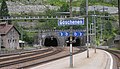 Gothard rail tunnel, entry from the Zurich side