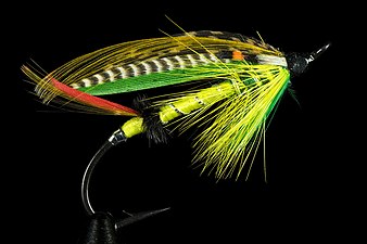 Green Highlander salmon fly