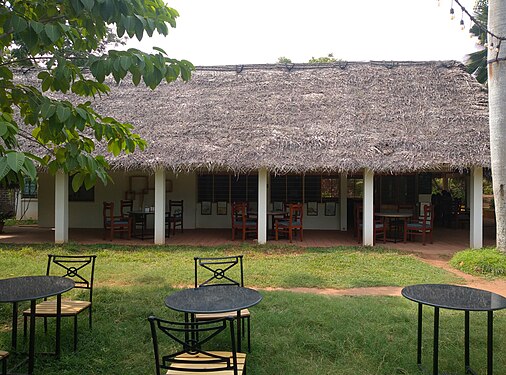 A restaurant in Auroville