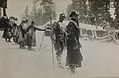 Holmenkollrennet 1906, king Haakon of Norway attending a ski jump event for the first time.