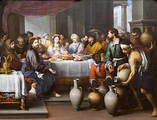 Bartolomé Esteban Murillo, circa 1672, Birmingham, Barber Institute of Fine Arts Main category: The Marriage Feast at Cana by Bartolomé Esteban Murillo