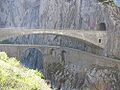 Devils bridge at the St. Gotthard pass