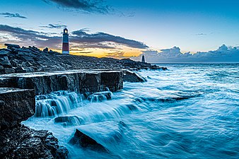 Portland Bill Lighthouse, dawn