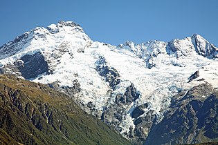 Aoraki/Mount Cook and Hooker Glacier