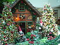 Christmas decorated mall in Porto Alegre, Brazil.