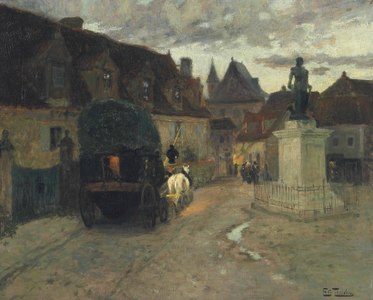 Place Marbot by Frits Thaulow