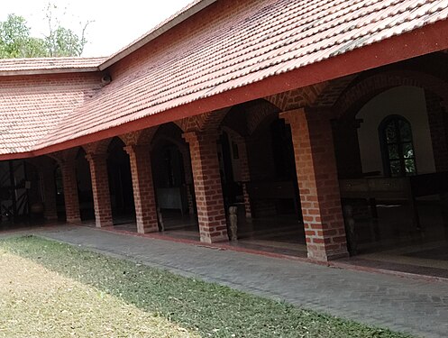 Clay tile roofs at village side