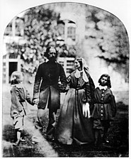 Alfred, Lord Tennyson and family by Oscar Gustave Rejlander