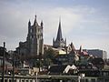 Cathedral on a hill in Lausanne