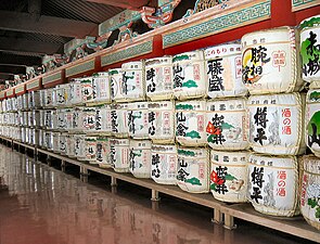 Sake barrels at Tosho-gu shrine, Nikko