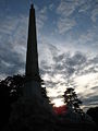 Obelisk at Schloss Schönbrunn in Vienna, Austria