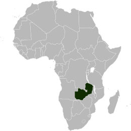 Map of Zambia