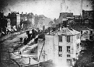 Boulevard du Temple, Paris, by Louis Daguerre