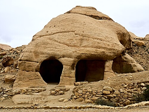 Cave house in Petra, Jordan