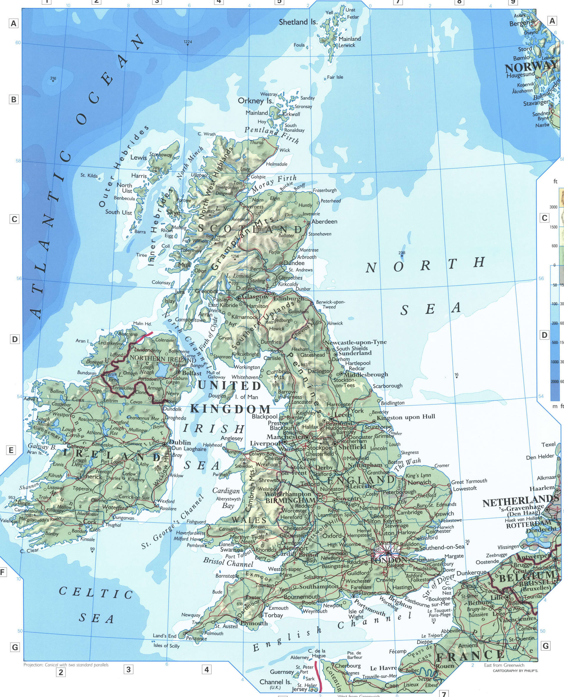 British Isles Map