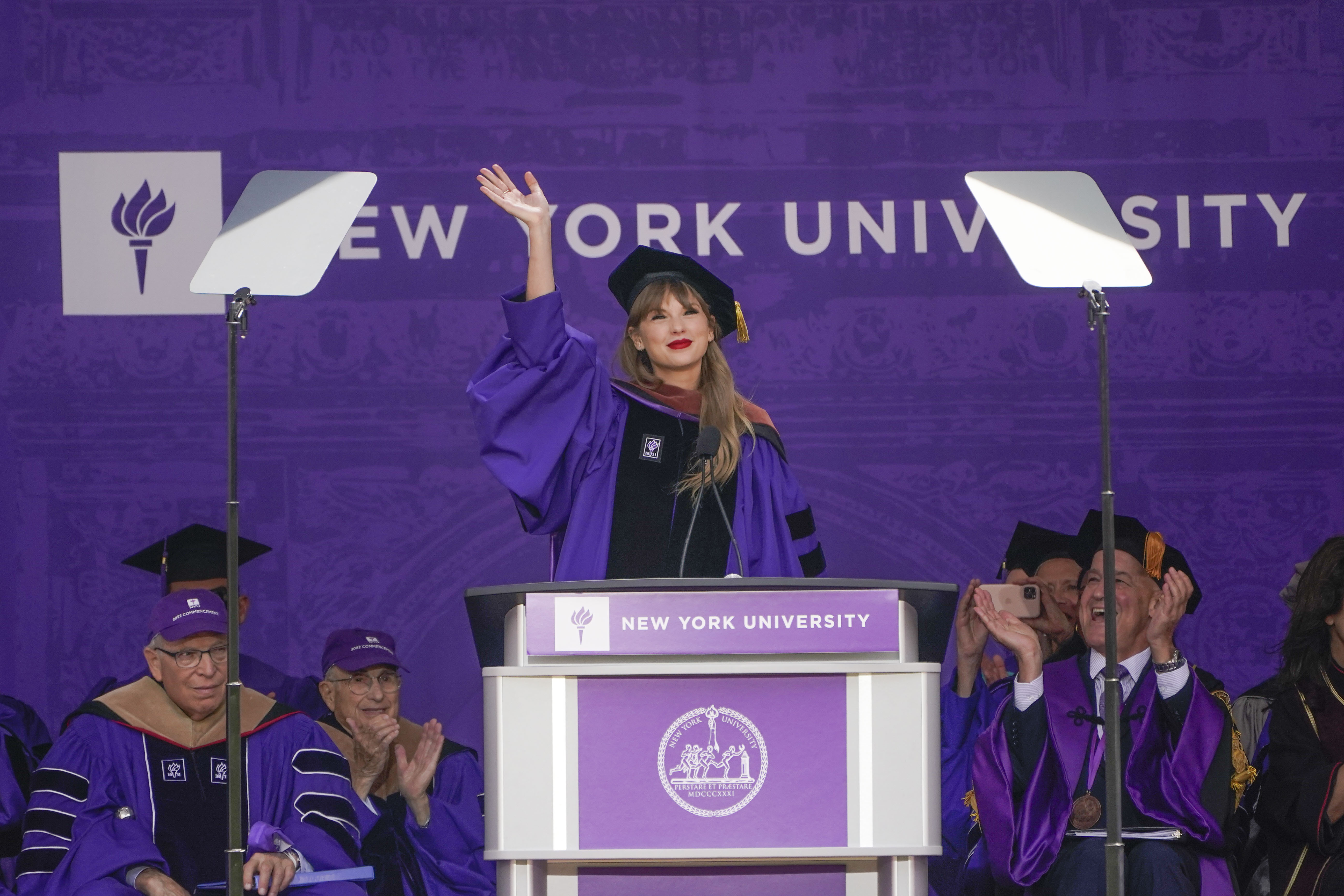 Taylor Swift Delivers NYU Commencement Address at Yankee Stadium Variety