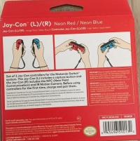 Nintendo Joy-Con (L)/(R) (Neon Red / Neon Blue) Box Art