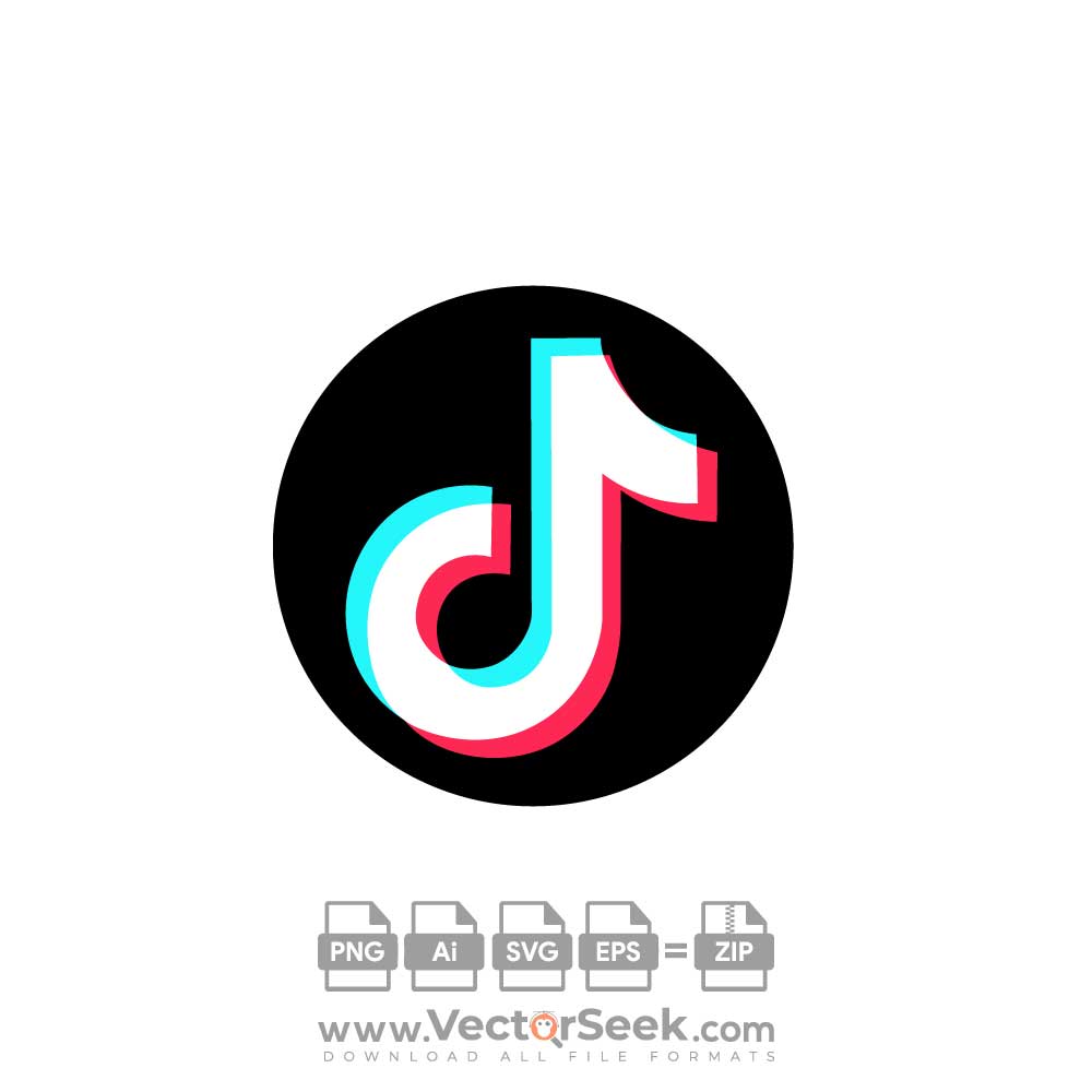 TikTok White logo transparent PNG  StickPNG