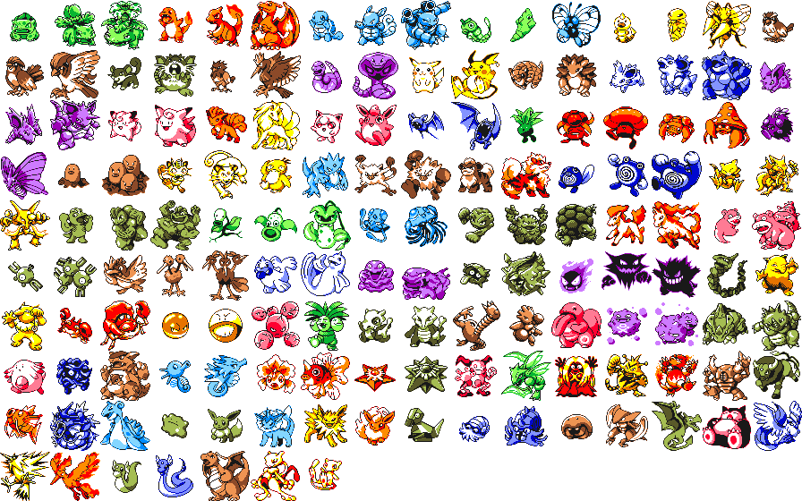 Pokemon Yellow Type Chart