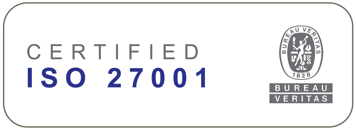 Certified ISO 27001 — Bureau Veritas