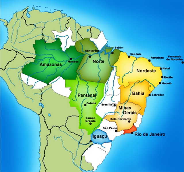 Onde Fica O Pantanal No Mapa Do Brasil - Printable Templates Free