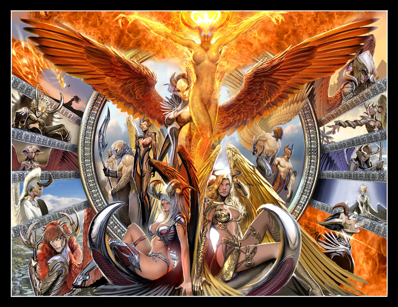 Angelus Backgrounds, Compatible - PC, Mobile, Gadgets| 1350x1044 px