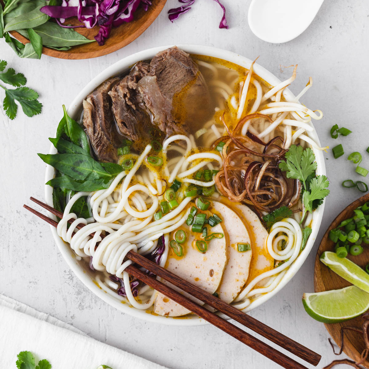 bún bò huế cách nấu