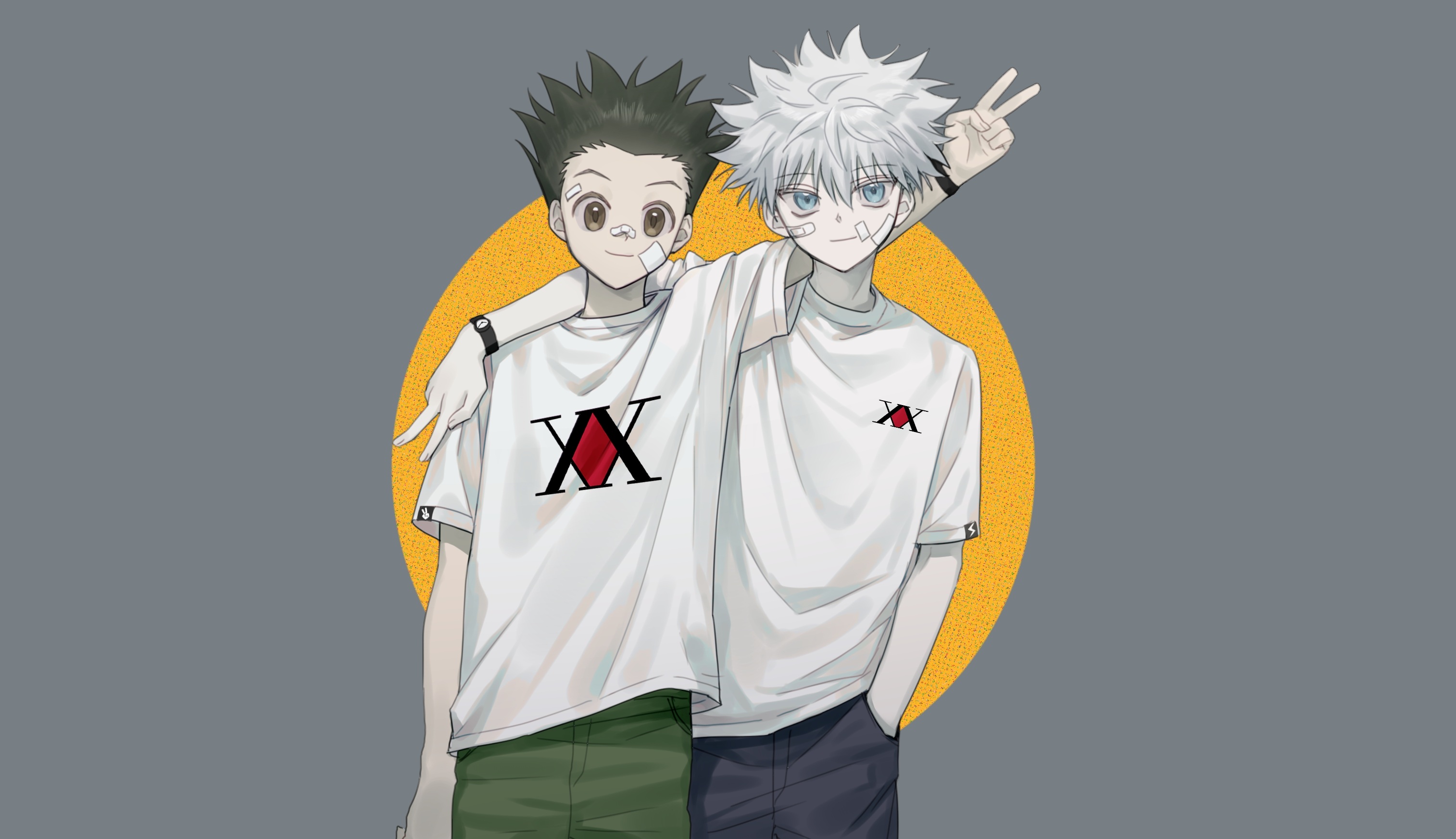 Gon and Killua hunter x hunter art black hair css hxh anime HD phone  wallpaper  Peakpx