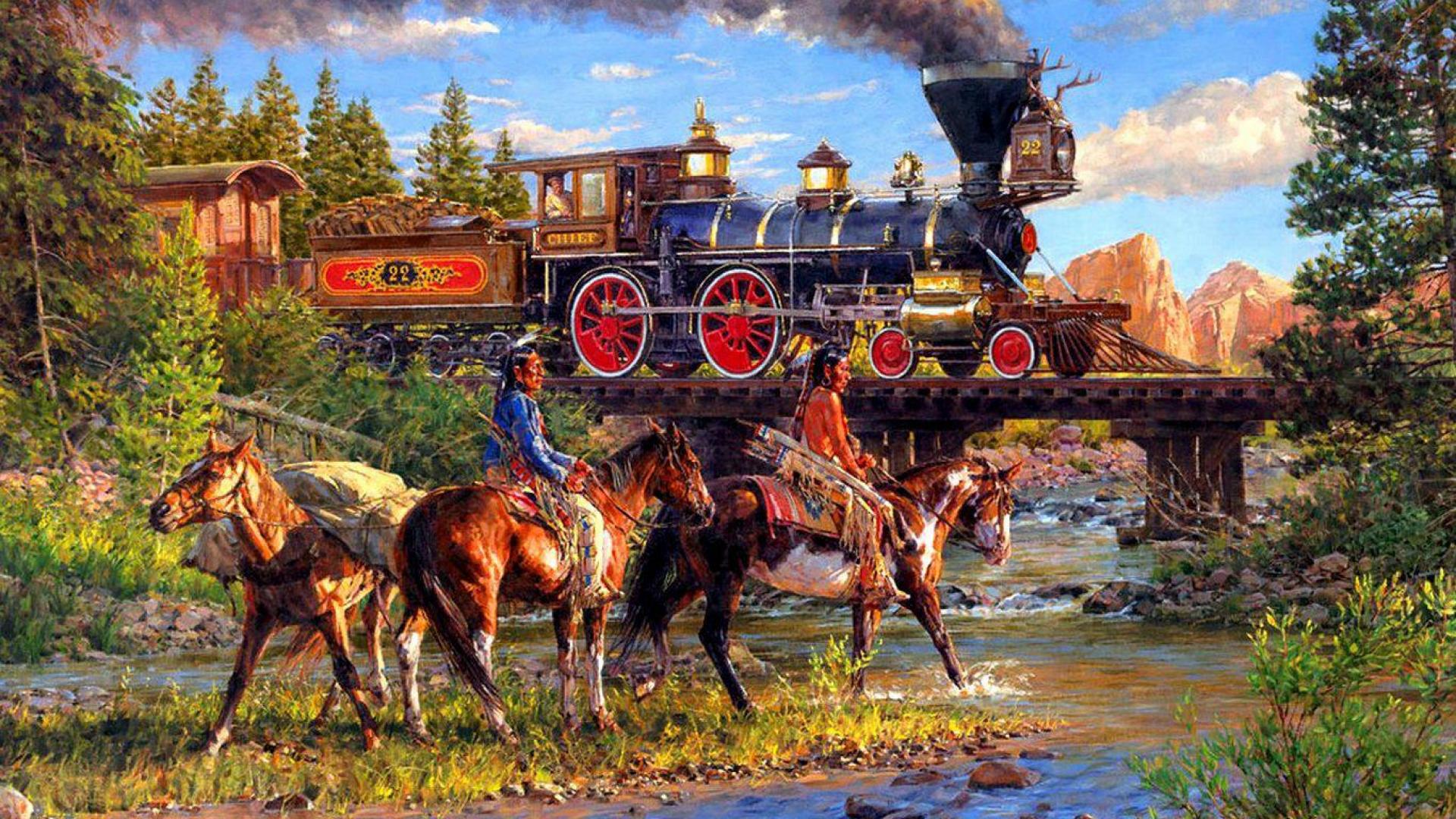 OLD WEST RAILROAD WALLPAPER - HD Wallpapers