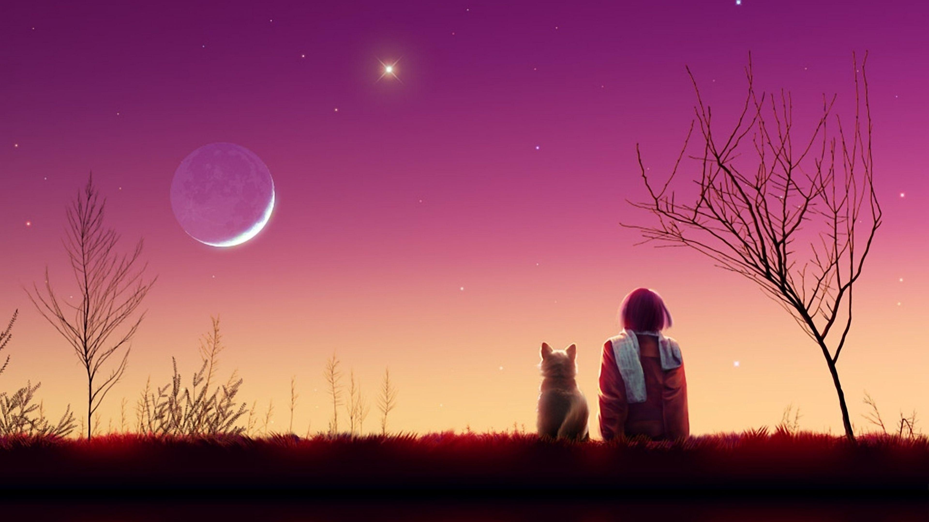 An Anime Couple Sitting In Front Of A Window Watching The Sunset Inside  Background Chill Anime Picture Background Image And Wallpaper for Free  Download