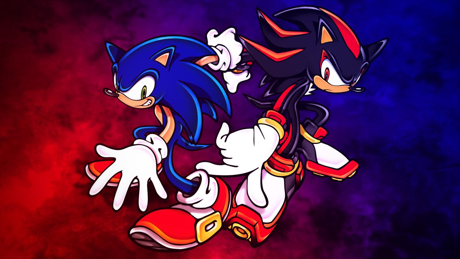 Sonic X Shadow The Hedgehog Wallpaper