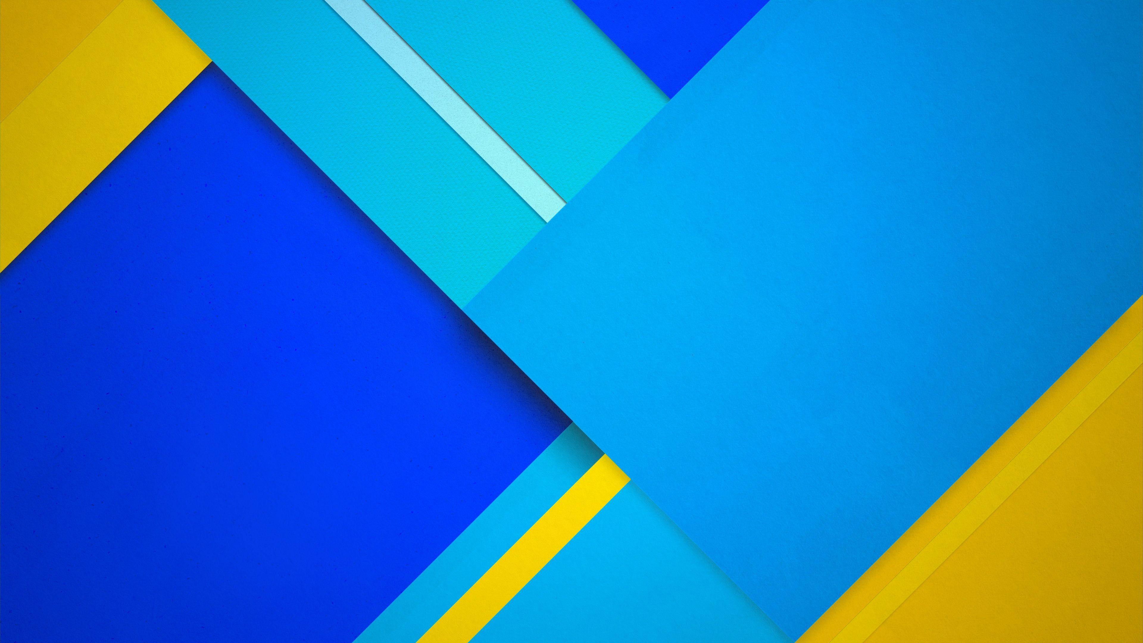 Yellow Blue Material Design 4k Wallpapers Hd Wallpape - vrogue.co