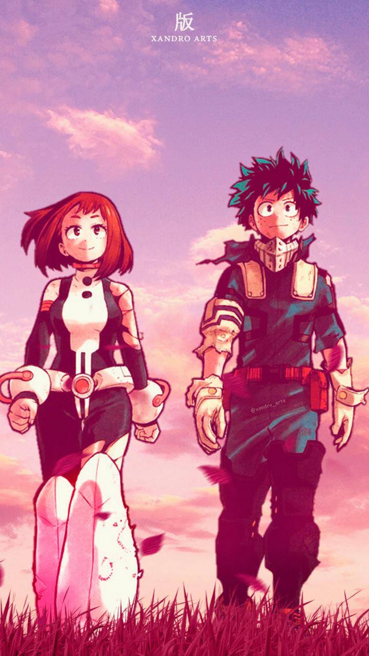 Deku And Uraraka Cute