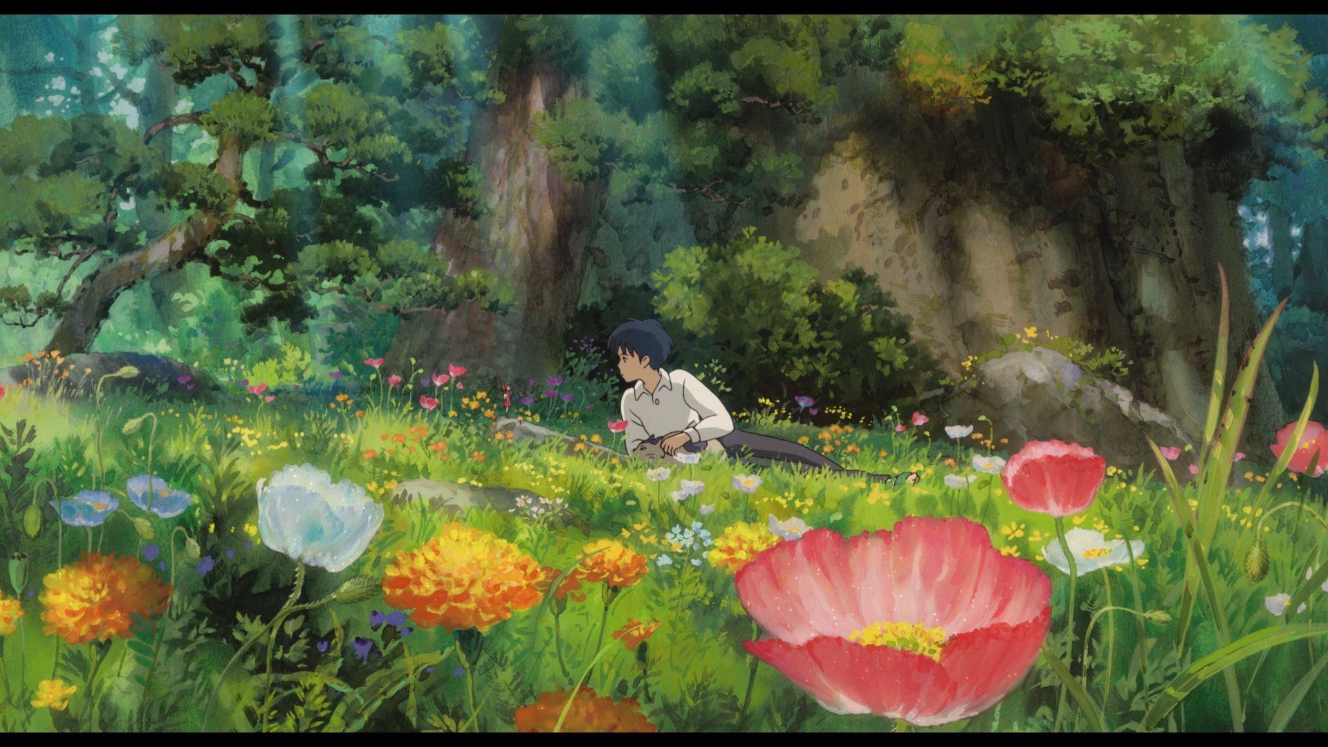 Studio Ghibli Garden Scenery Wallpapers - Tattoo Ideas For Women