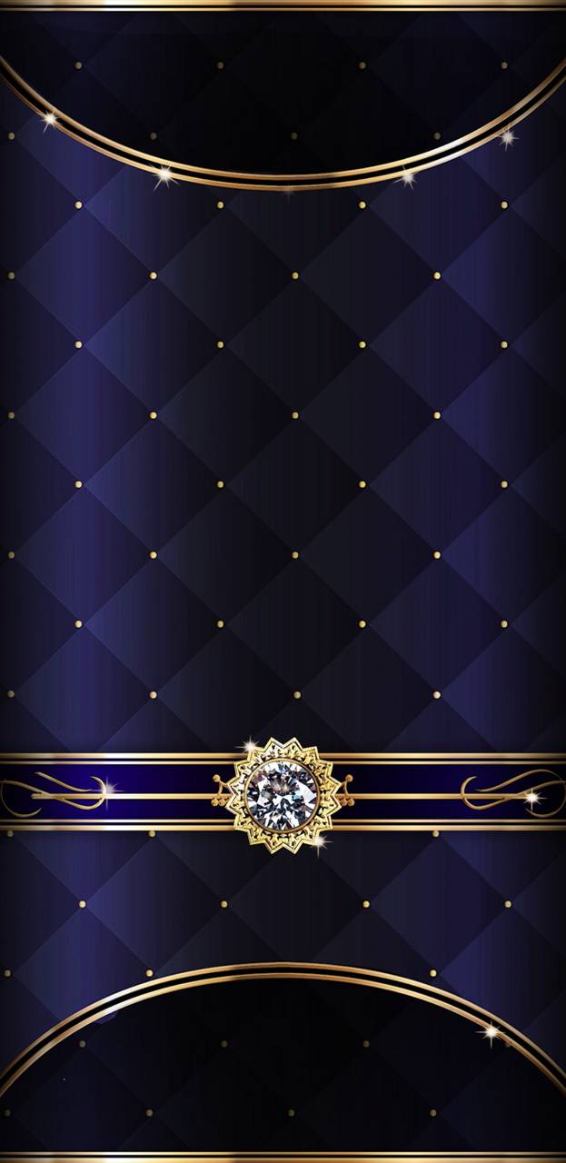 Royal Blue Black And Gold Background