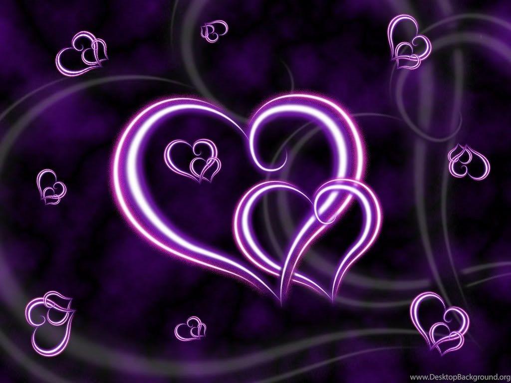 Purple And Black Hearts Wallpapers - Wallpaper Cave