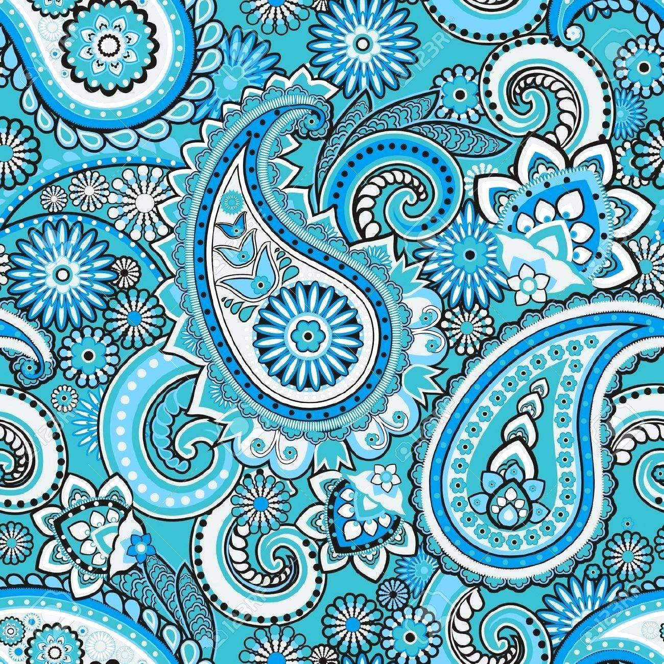 Details 85+ blue paisley wallpaper latest - in.coedo.com.vn