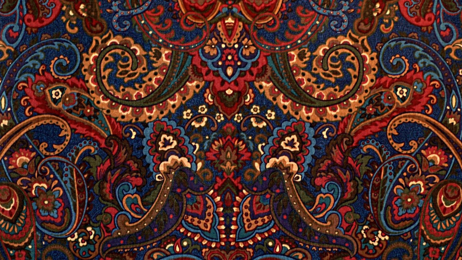 Vintage Paisley Desktop Wallpaper