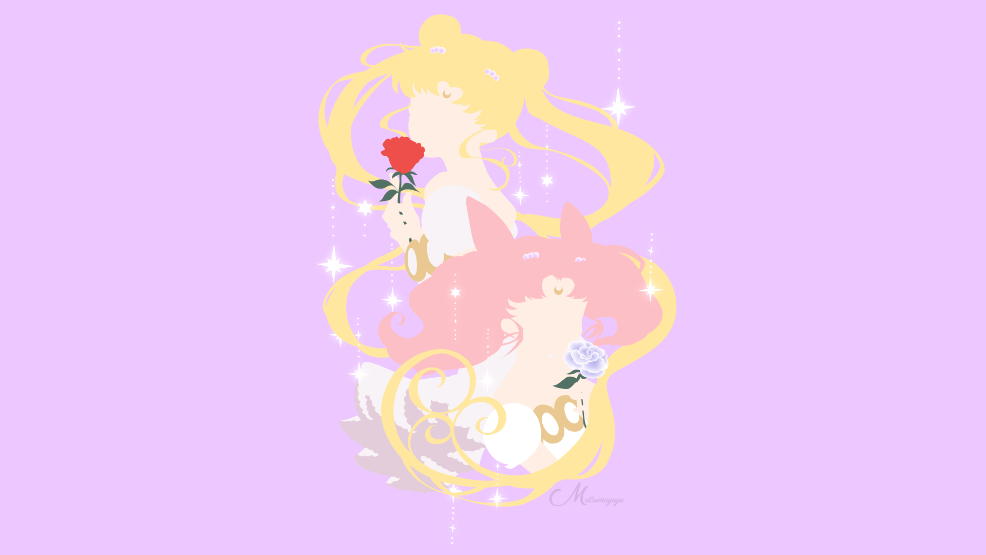 Sailor Moon Minimalist Wallpaper