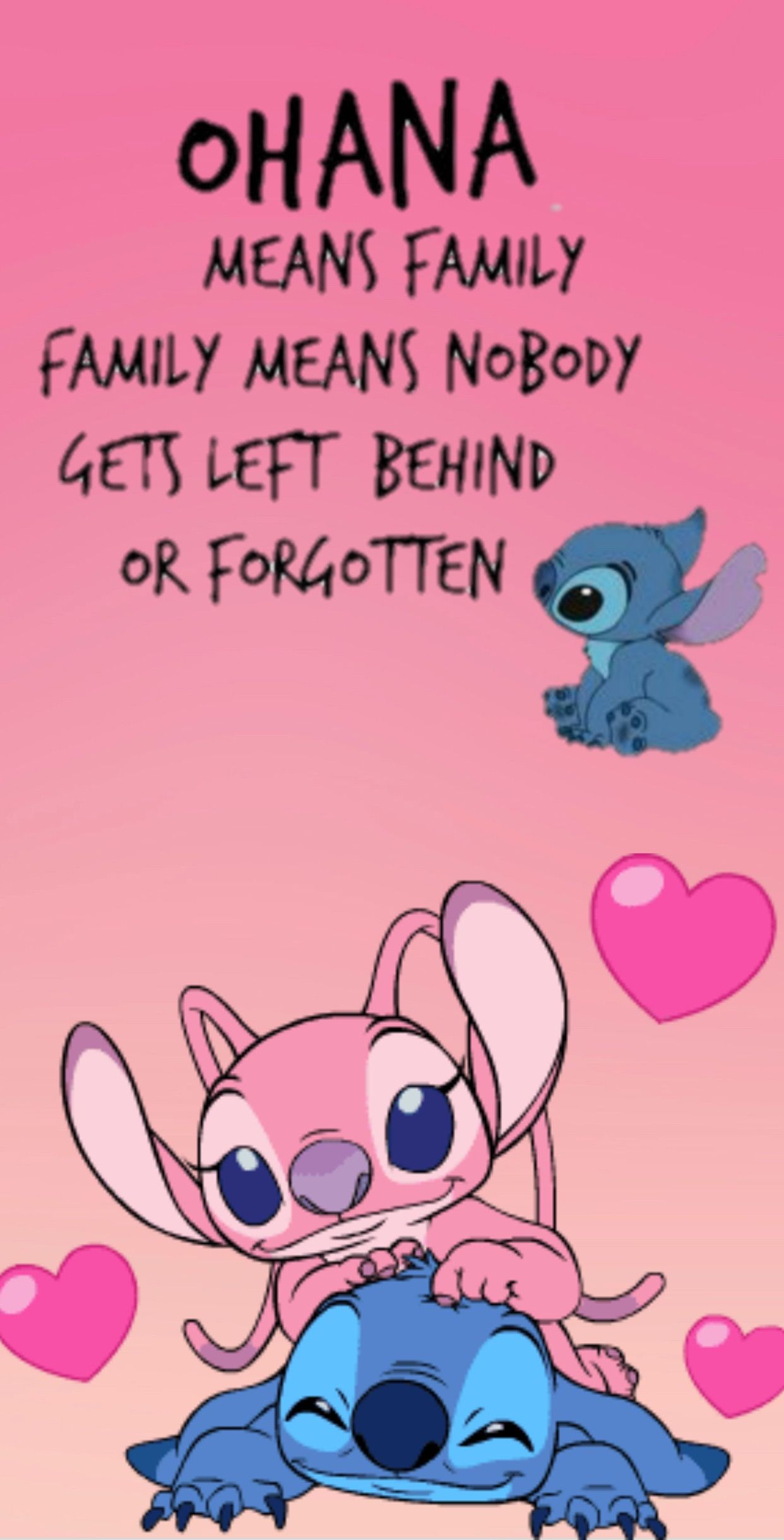 Ohana Means Family Wallpaper