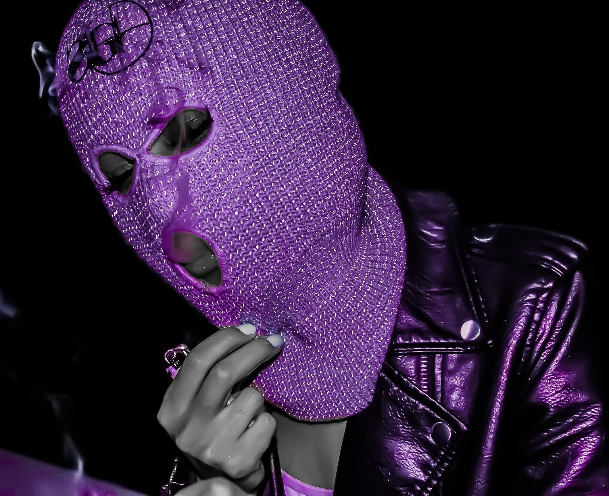 Gangsta Ski Mask Wallpaper Aesthetic Girl Wearing Ski Mask Wallpapers ...