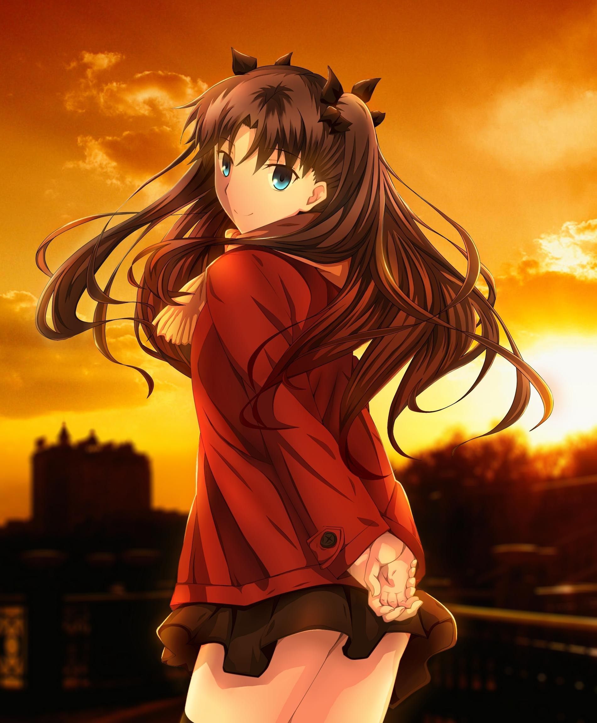 Rin Tohsaka Desktop Wallpaper