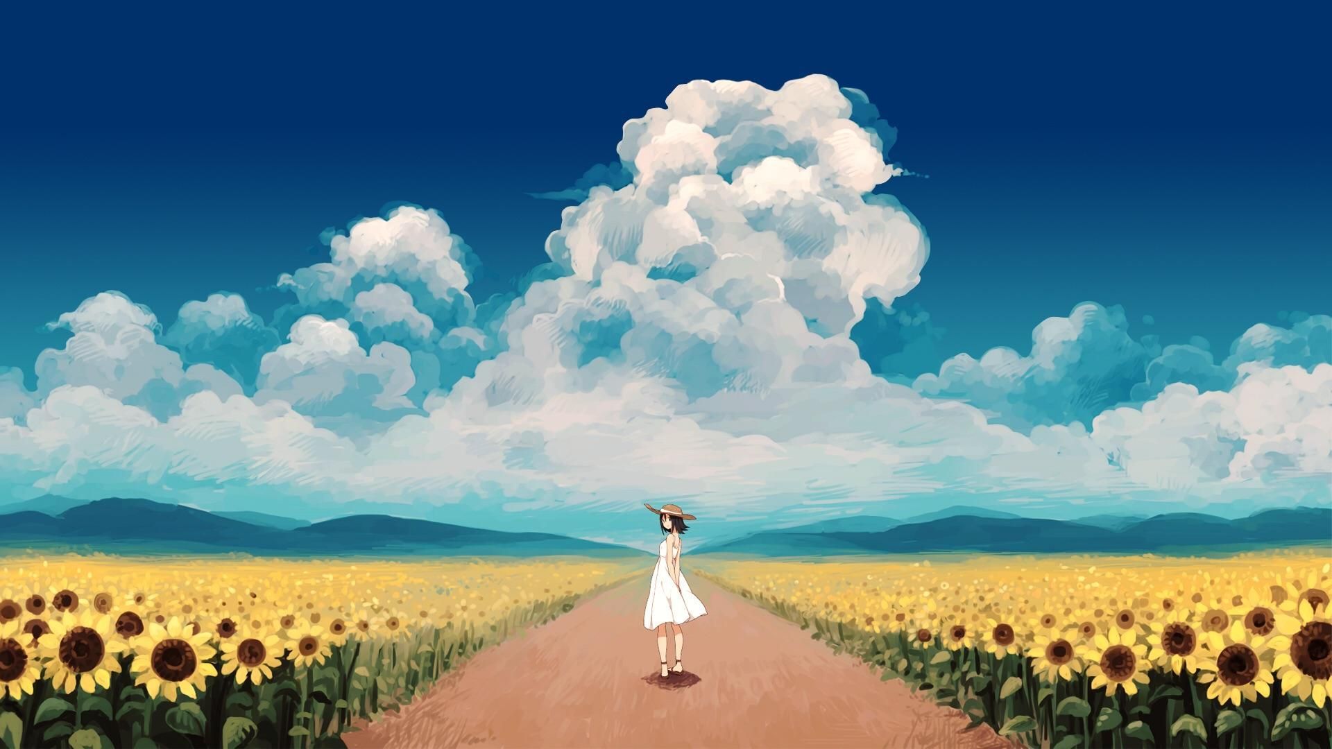 247 Flower Background Anime free Download - MyWeb