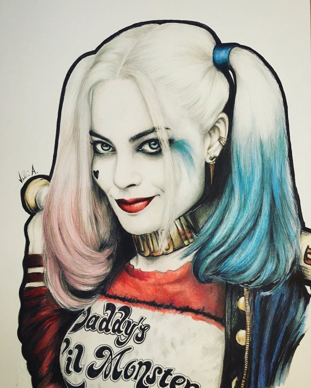 Aggregate 77+ harley quinn pencil sketch latest - in.eteachers