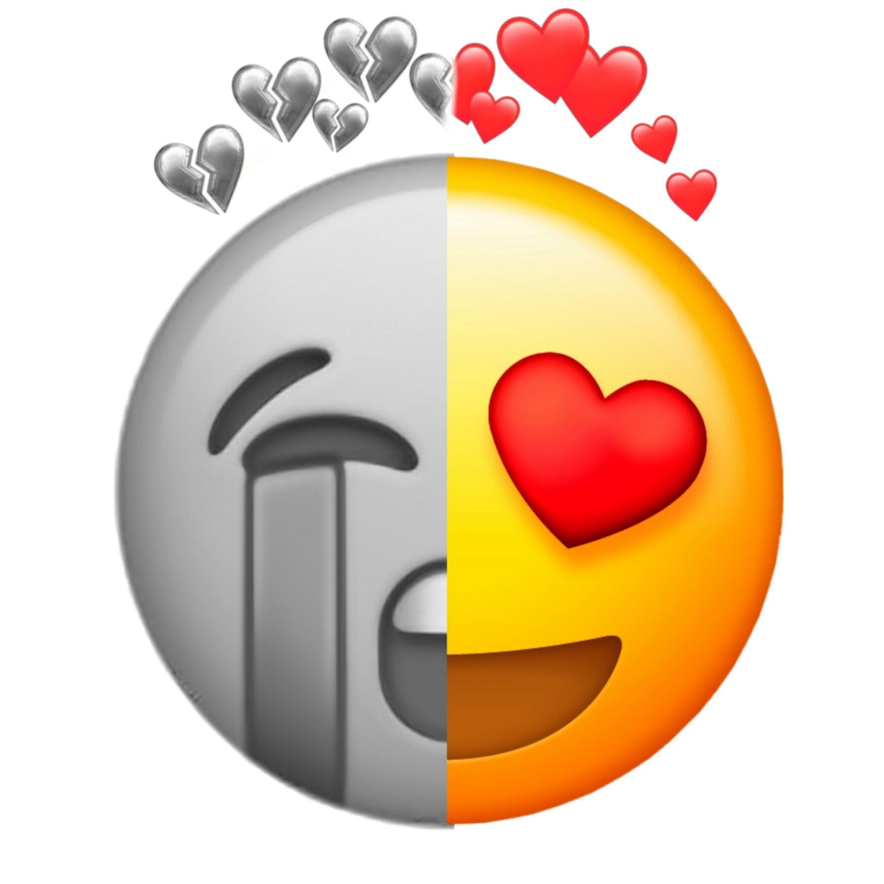 Heart Face Emoji Wallpaper