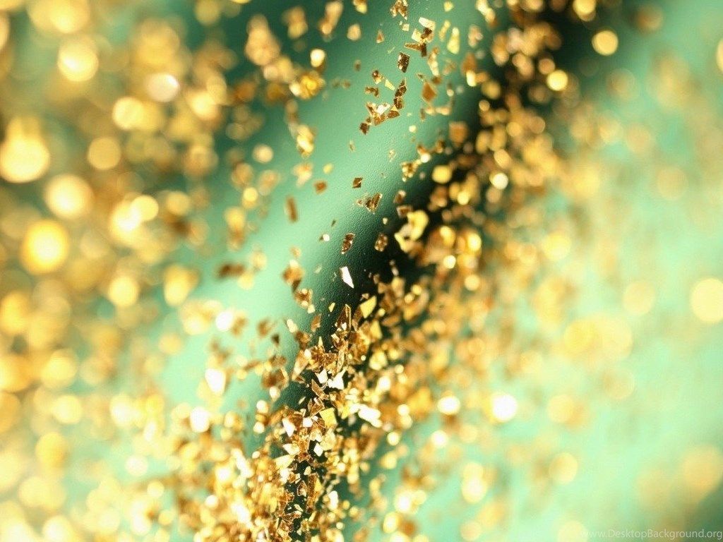 Gold And Green Wallpaper