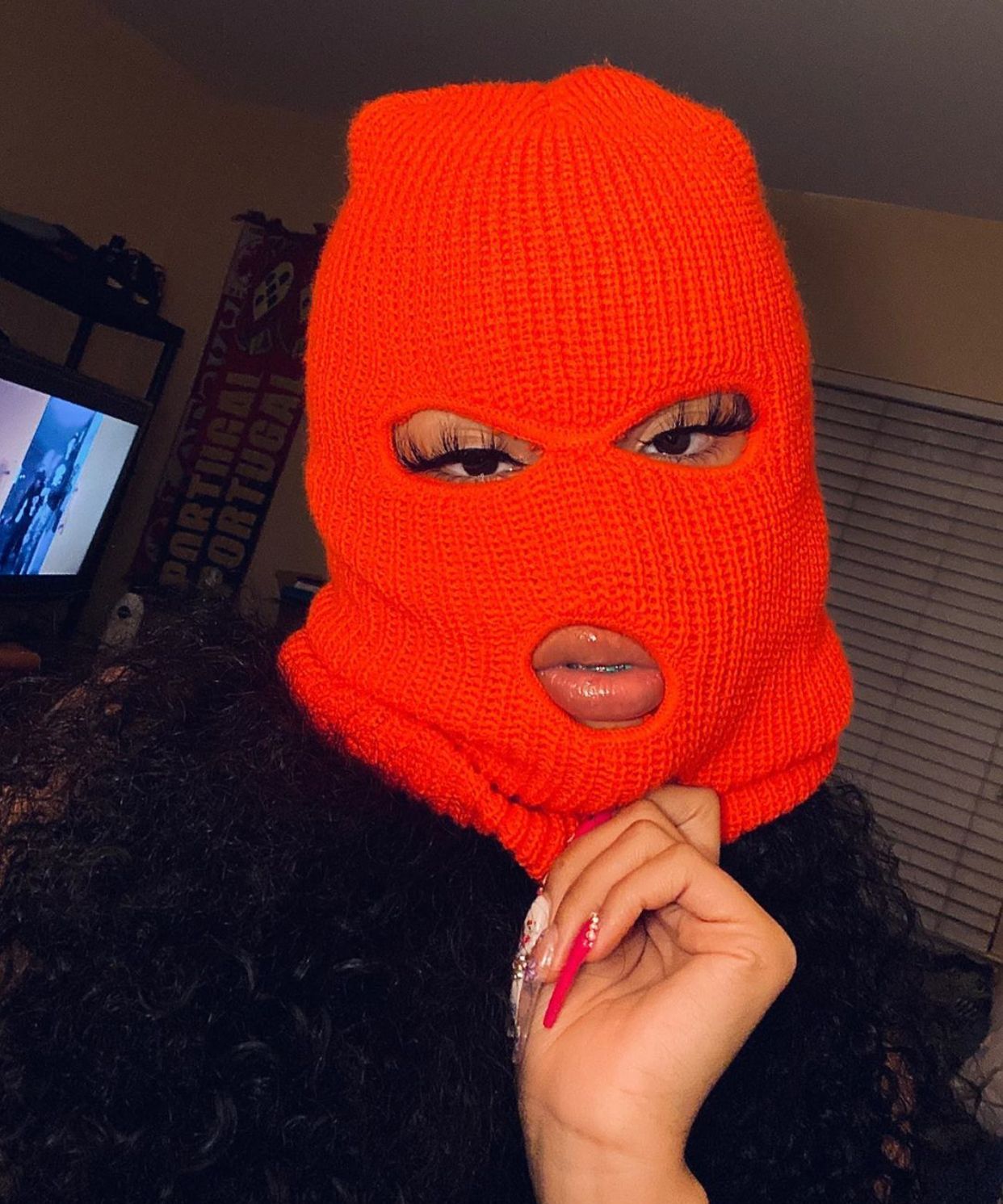 Baddie Wallpaper Ski Mask