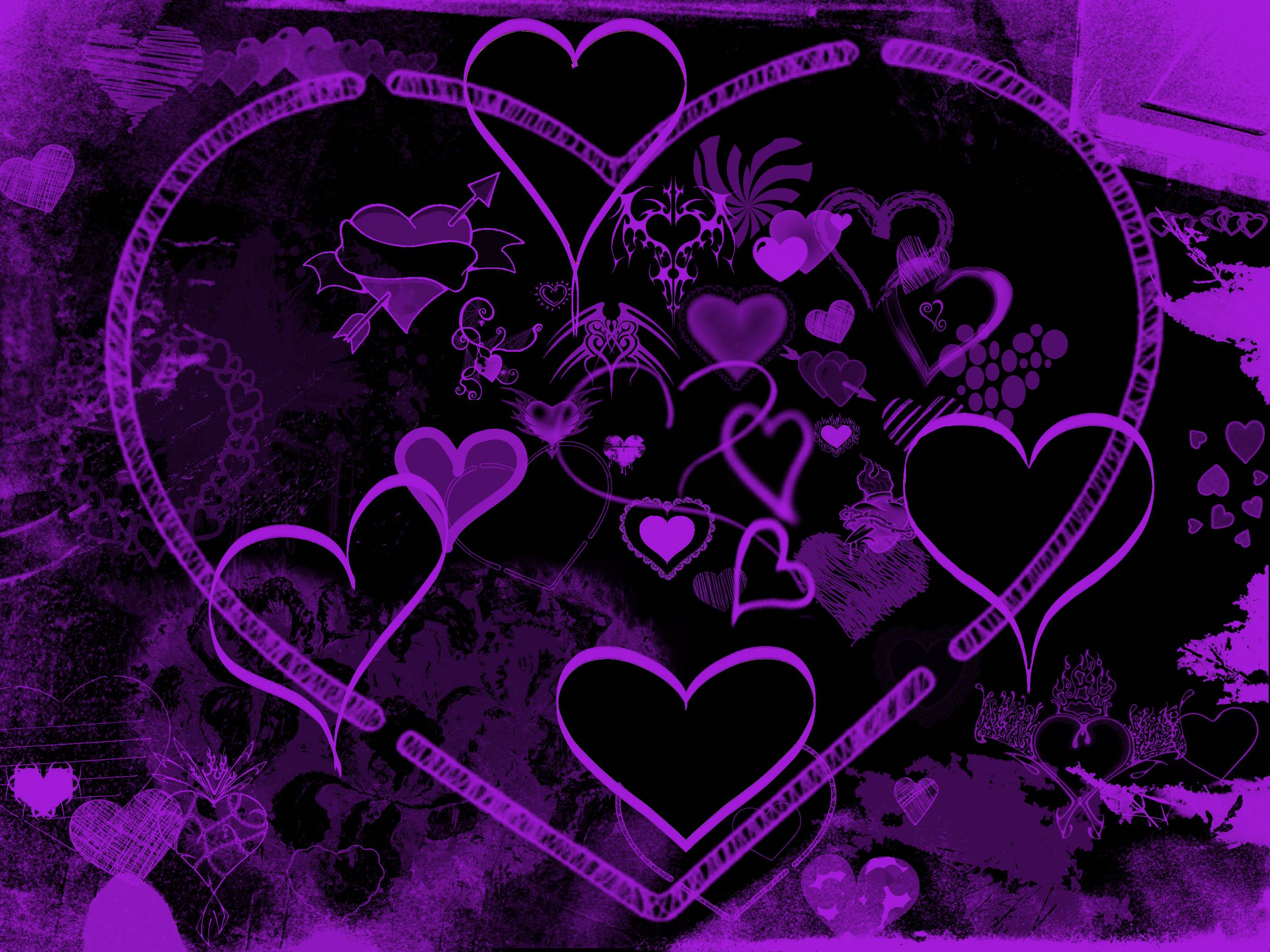 Purple Hearts Wallpapers - Wallpaper Cave