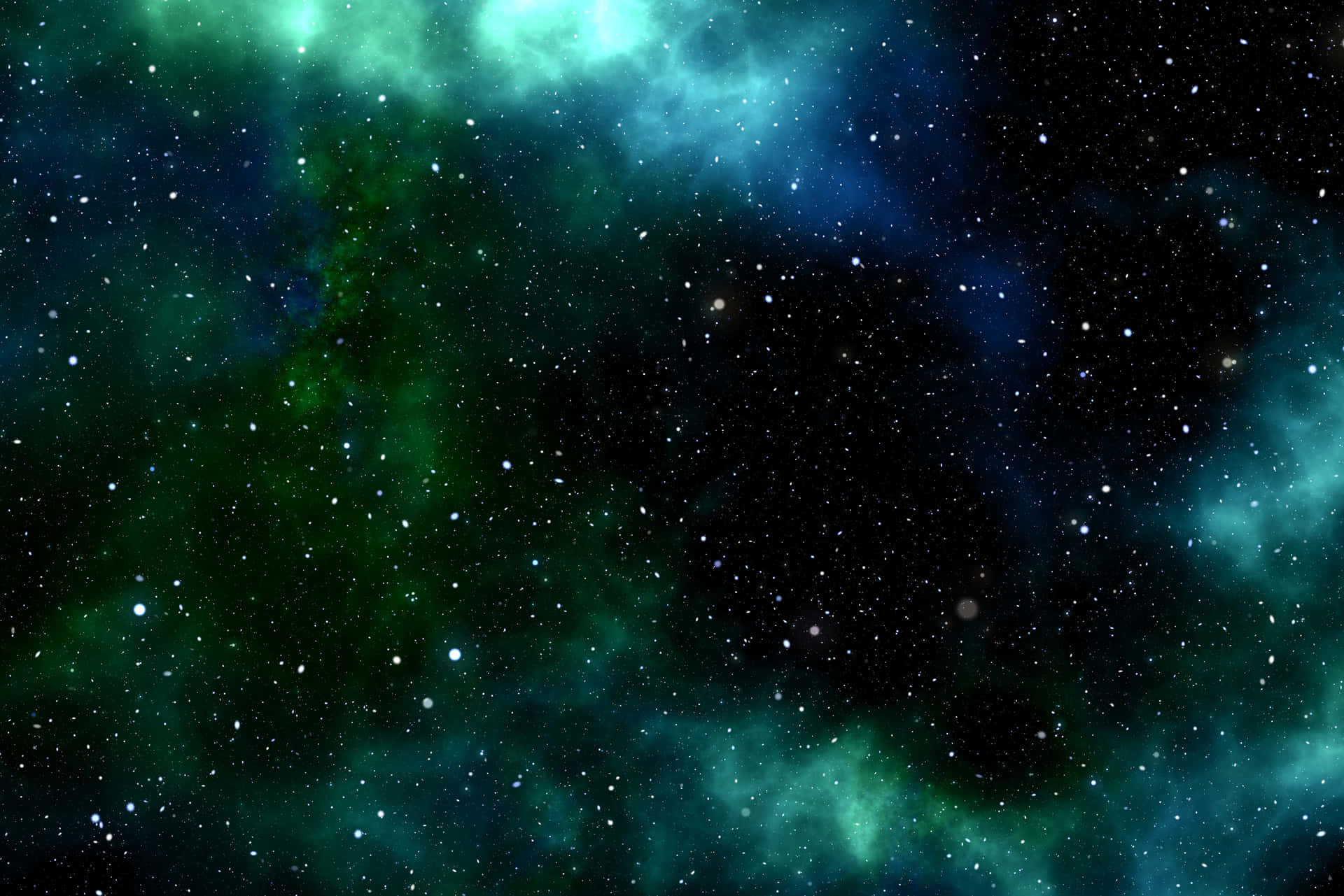 Green Galaxy Wallpaper